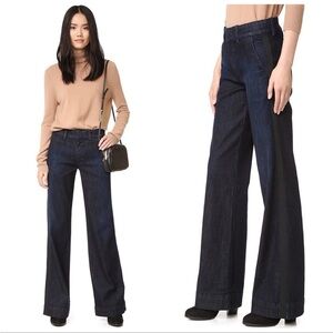 HUDSON JOPLIN jeans WIDE LEG TROUSEr TUXEDO STRIPE